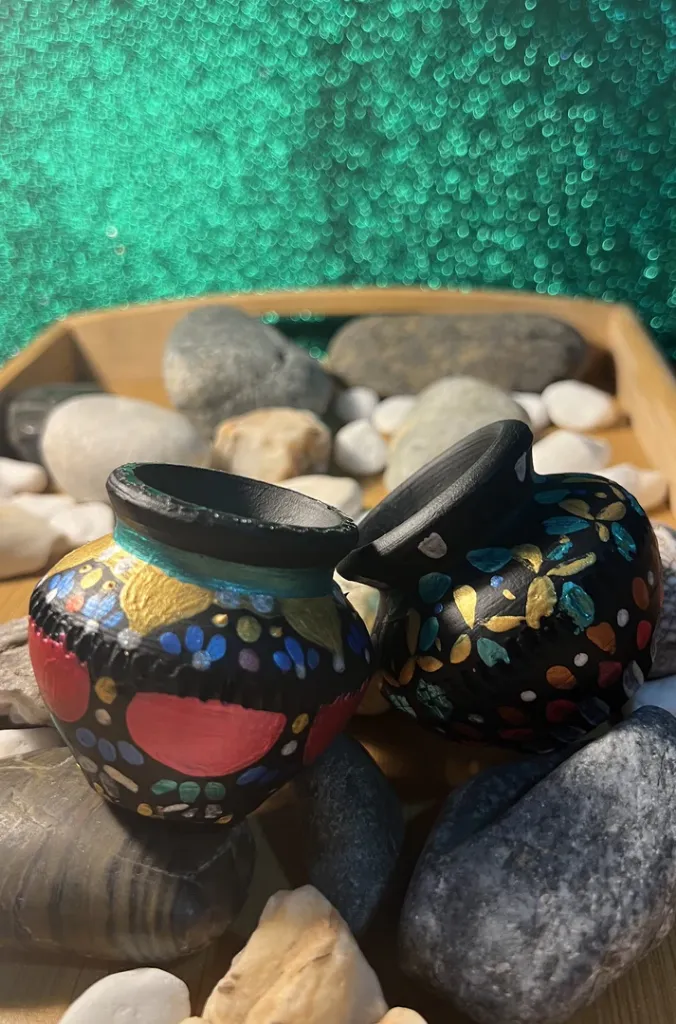 Mini Clay Decor Pots Black Bonanza.webp