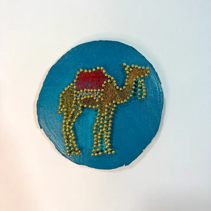 Mini Handcrafted Camel String Art Souvenir 2.webp