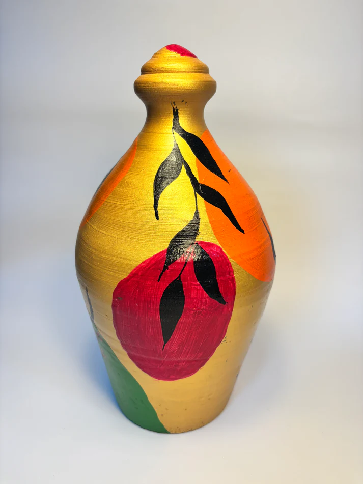 Bohemian Summer Large Hand-Painted Piggy Bank