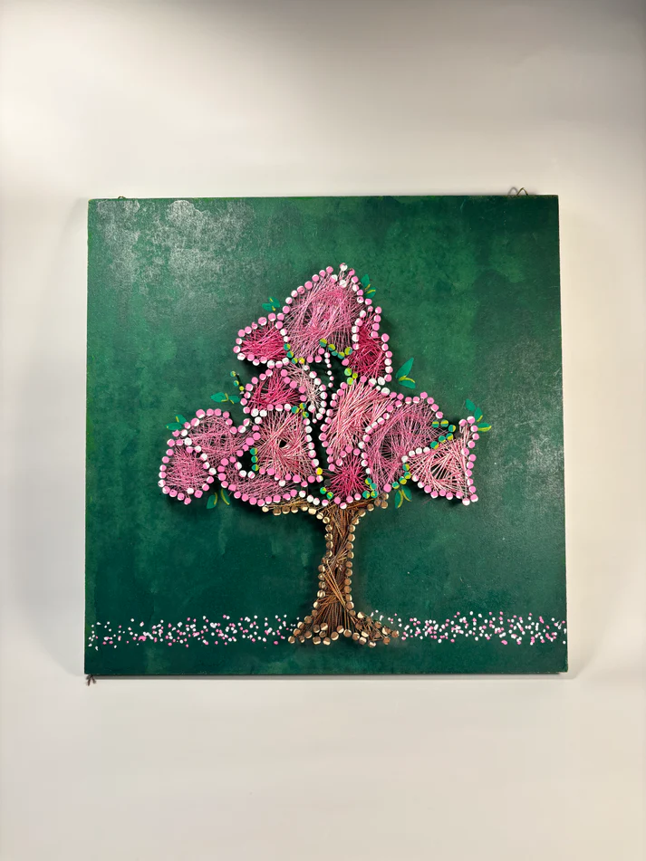 Cherry Blossom Dream String Art - Wall Décor