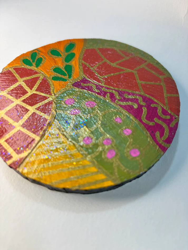 Colorful Boho - Mini Abstract Art Diskette