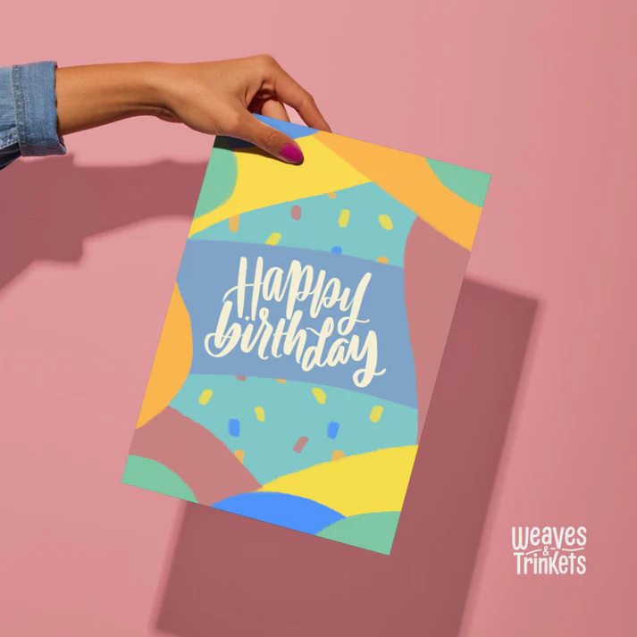 Confetti Birthday Card - Designer's Edit