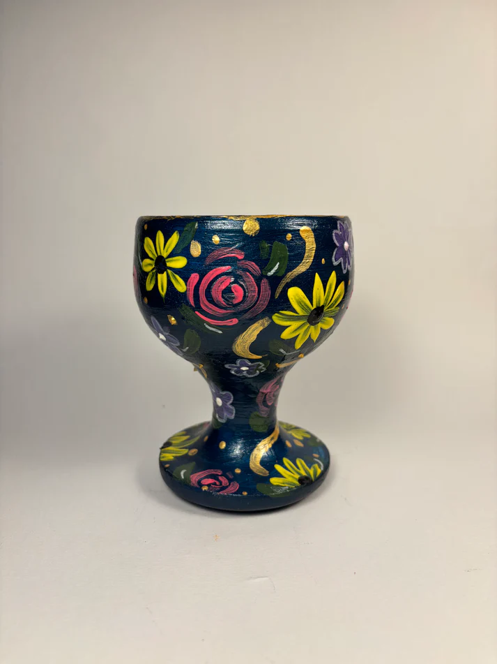 Dancing Flora – Terracotta Chalice Burner