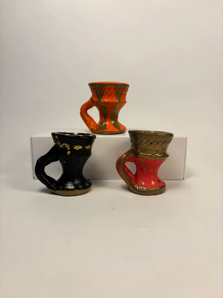 Mini Coral Burner Trio – Collector’s Trinket Set (3pcs)