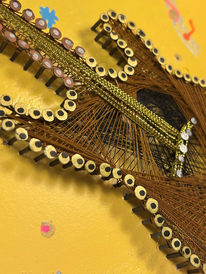 Musical Panel String Art - Wall Décor