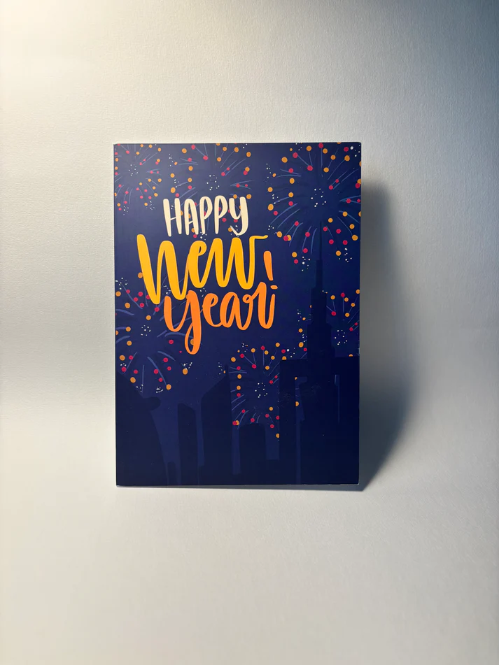New Year Fireworks Greeting Card - Designer's Edit