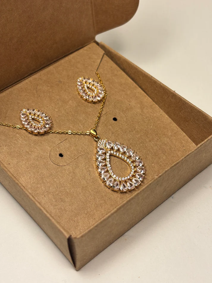 Rachel's Drop - Pendant and Earring Set