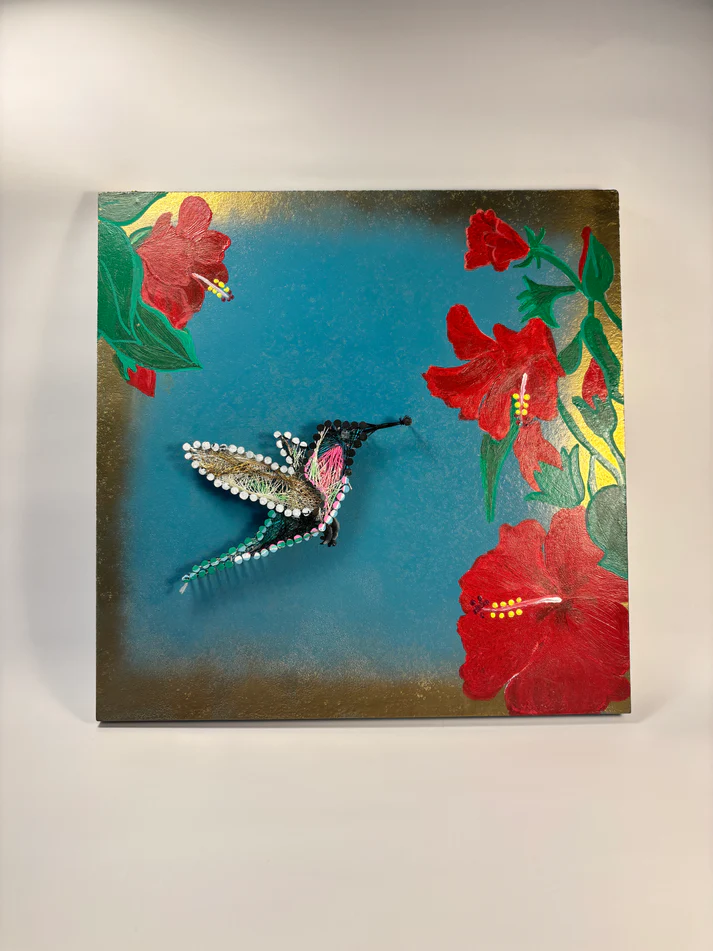 The Humming Bird Flutter String Piece - Wall Décor