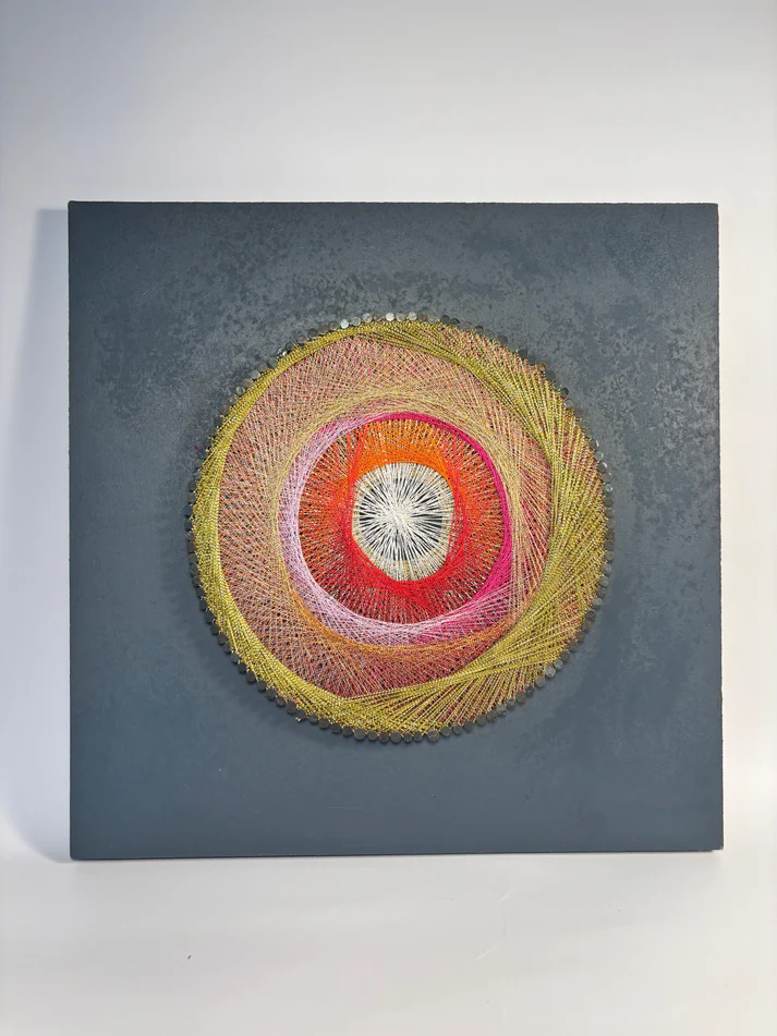 Abstract Warmth String Art Piece - Wall Décor
