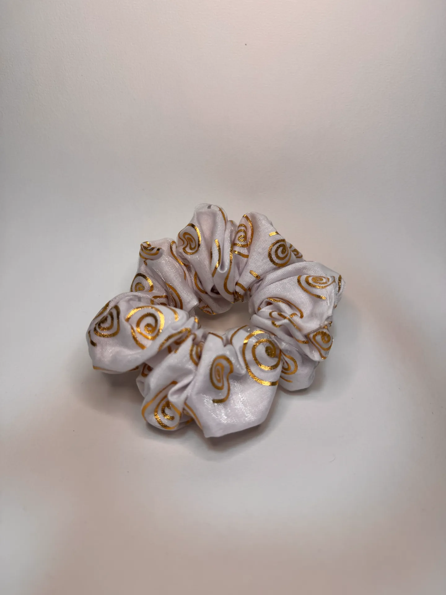 Golden Swirl Scrunchie
